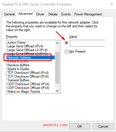 use terminal emulator to change mac address